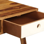 vidaXL Schreibtisch 110 x 55 x 76 cm Massivholz Akazie