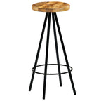 vidaXL Barhocker 4 Stk. Massivholz Mango