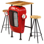 vidaXL Bar-Set 3-tlg. Massivholz Mango 60×60×107 cm