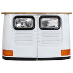 vidaXL LKW-Sideboard Massivholz Mango Weiß