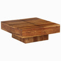 vidaXL Couchtisch Massivholz Akazie Braun 100x50x40 cm