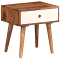 vidaXL Nachttisch 41,5×42×52 cm Massivholz Akazie