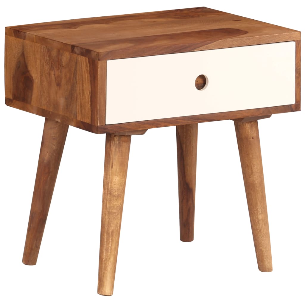 vidaXL Nachttisch 41,5×42×52 cm Massivholz Akazie