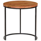 vidaXL Couchtisch-Set 3-teilig Akazienholz Massiv