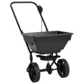 vidaXL Handstreuwagen Salzstreuer PVC und Stahl 80x46x75 cm 15 L