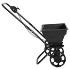 vidaXL Handstreuwagen Salzstreuer PVC und Stahl 80x46x75 cm 15 L