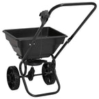 vidaXL Handstreuwagen Salzstreuer PVC und Stahl 80x46x75 cm 15 L