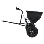 vidaXL Handstreuwagen Salzstreuer zum Ziehen PVC Stahl 125x74x79cm 45L
