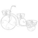 vidaXL Blumentreppe Fahrradform Vintage-Stil Metall