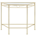 vidaXL Beistelltisch Vintage-Stil Metall 87x34x73 cm Gold