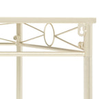 vidaXL Beistelltisch Vintage-Stil Metall 87x34x73 cm Gold