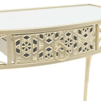 vidaXL Beistelltisch Französischer Stil Metall 82x39x76 cm Golden