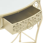 vidaXL Beistelltisch Französischer Stil Metall 82x39x76 cm Golden