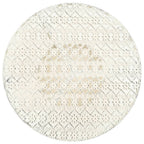vidaXL Bistrotisch Vintage-Stil Rund Metall 40 x 70 cm Weiß