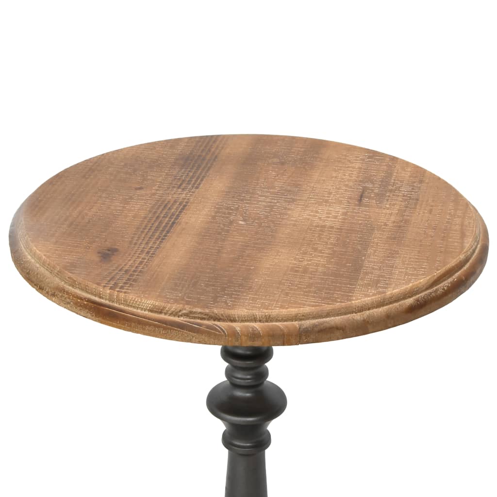 vidaXL Beistelltisch Tannenholz Massiv 40 x 64 cm Braun
