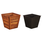 vidaXL Garten-Hochbeet-Set 3-tlg. Viereckig Akazie Massivholz