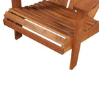 vidaXL Adirondack-Gartensessel mit Fußablage Akazie Massivholz