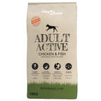 vidaXL Trockenfutter für Hunde Adult Active Chicken & Fish 2 Stk 30 kg