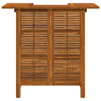 vidaXL Bartisch 110x50x105 cm Massivholz Akazie