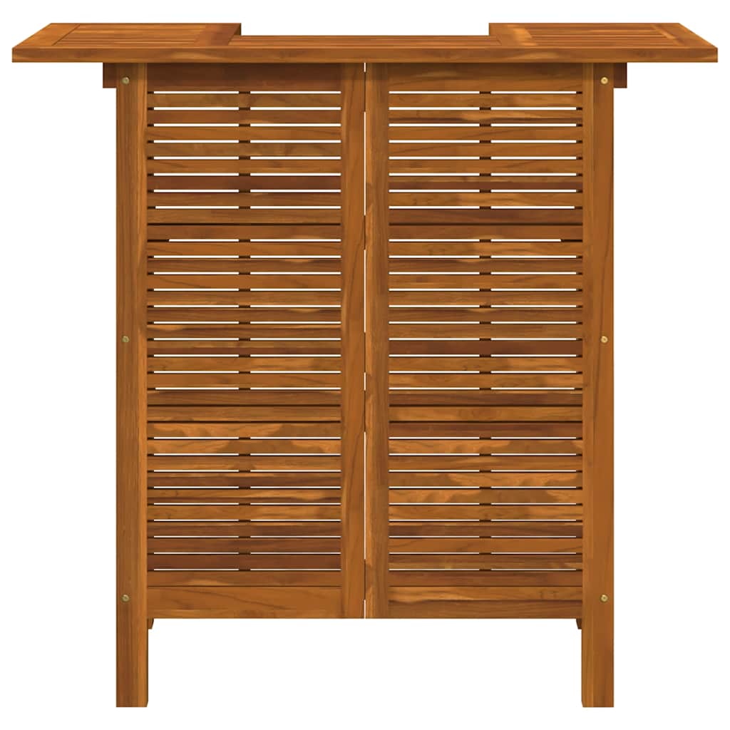 vidaXL Bartisch 110x50x105 cm Massivholz Akazie