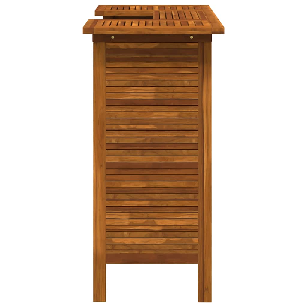 vidaXL Bartisch 110x50x105 cm Massivholz Akazie