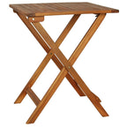 vidaXL 3-tlg. Bistro-Set Klappbar mit Auflagen Massivholz Akazie