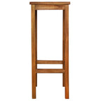 vidaXL Barhocker 2 Stk. Massivholz Akazie