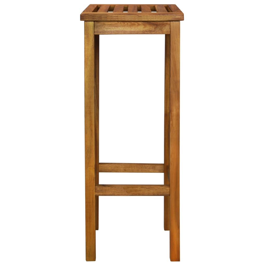 vidaXL Barhocker 2 Stk. Massivholz Akazie