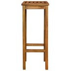 vidaXL Barhocker 2 Stk. Massivholz Akazie