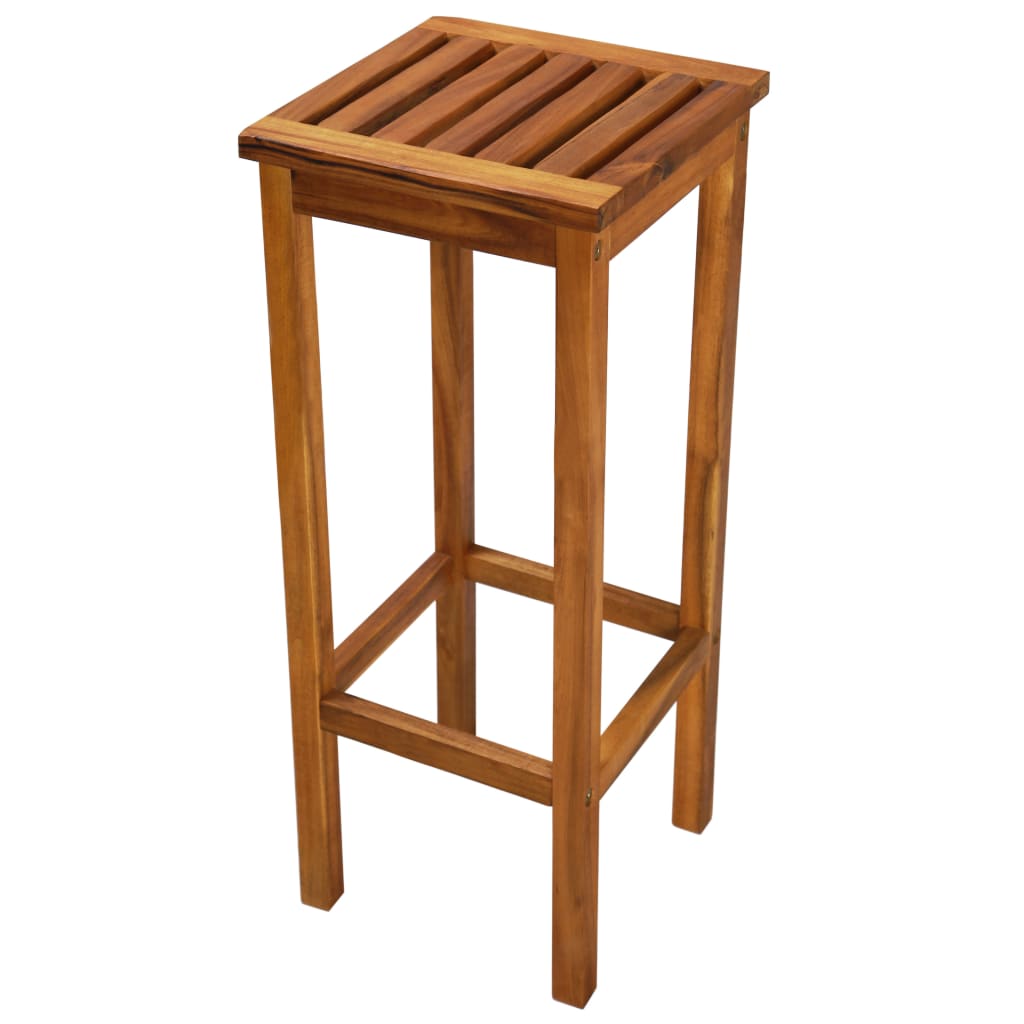 vidaXL Barhocker 2 Stk. Massivholz Akazie
