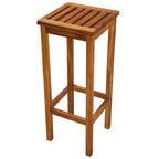 vidaXL Barhocker 2 Stk. Massivholz Akazie