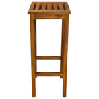 vidaXL Barhocker 2 Stk. Massivholz Akazie