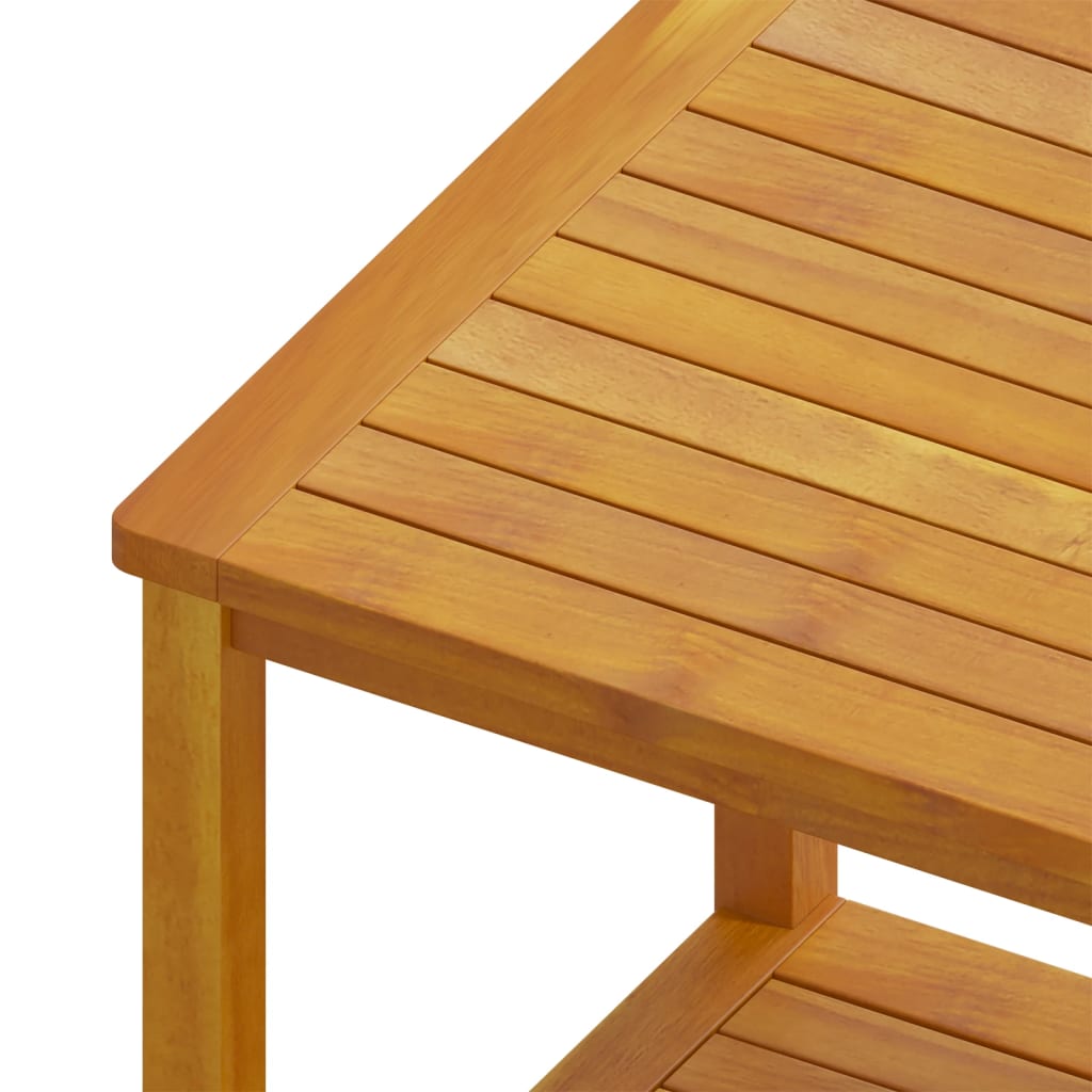 vidaXL Beistelltisch Massivholz Akazie 45x45x45 cm