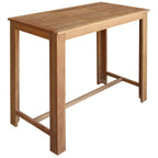 vidaXL Bartisch und Hocker-Set 5-tlg. Akazienholz Massiv