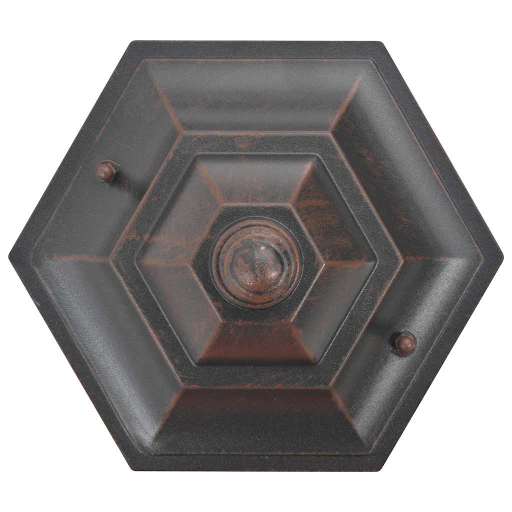 vidaXL Garten-Pollerleuchte 6 Stk. E27 110 cm Aluminium Bronzefarben