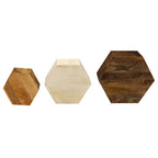 vidaXL 3-tlg. Couchtisch-Set Massivholz Mango