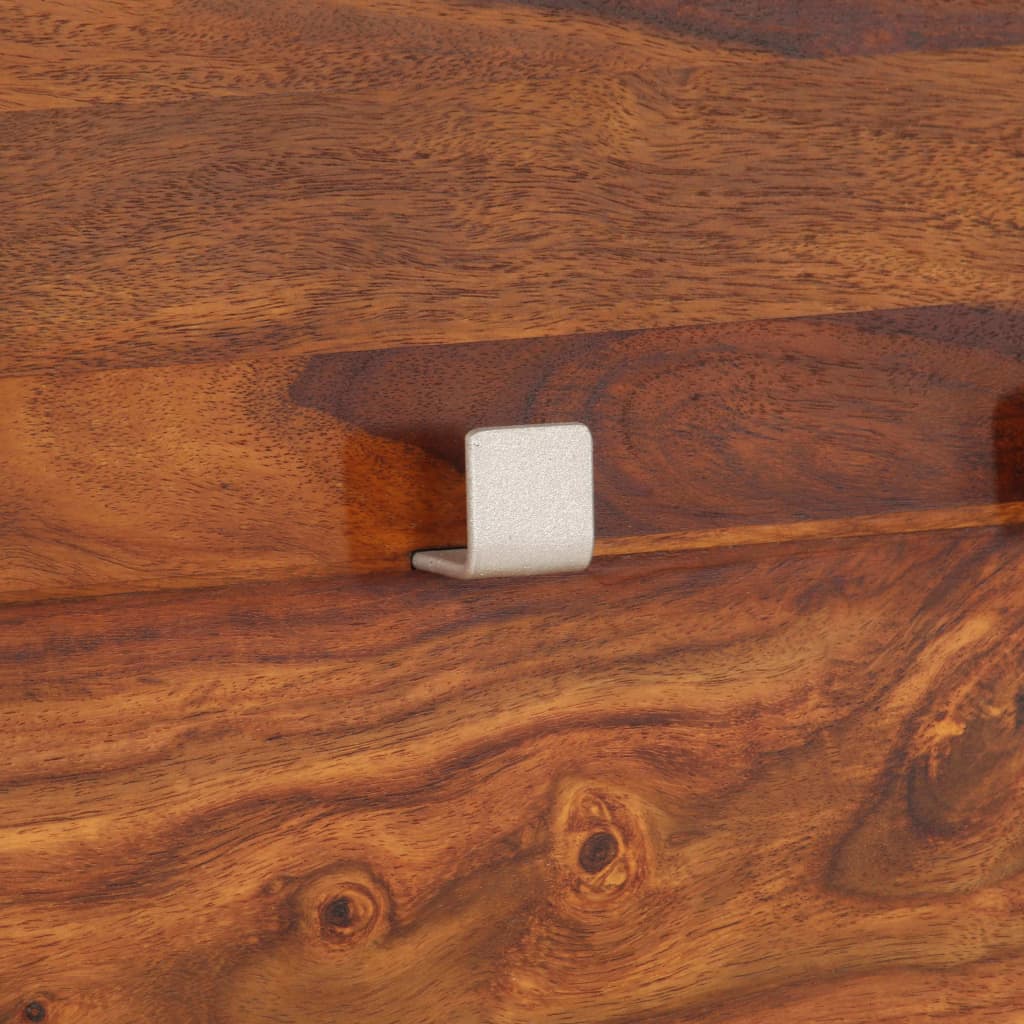 vidaXL Wandgarderobe Massivholz Akazie 118×40 cm