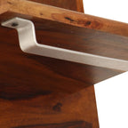 vidaXL Wandgarderobe Massivholz Akazie 118×40 cm