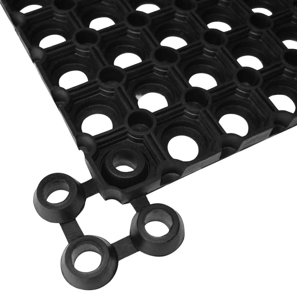 vidaXL Gummimatte 16 mm 80 x 120 cm