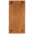 vidaXL Wandspiegel Altholz Massiv 60x120 cm