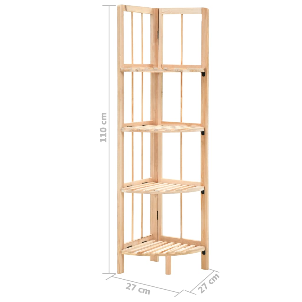 vidaXL Eckregal Zedernholz 27x27x110 cm