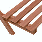 vidaXL 3-Tier Pflanzenständer Zedernholz 48x45x40 cm