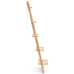vidaXL Leiterregal Zedernholz 41,5x30x176 cm