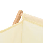 vidaXL Wäschekorb Zedernholz und Stoff Beige 42x41x64 cm