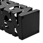 vidaXL Regenschirmständer Design Stahl Schwarz