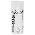 vidaXL Regenschirmständer Frauen-Design Stahl Schwarz