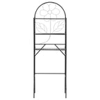 vidaXL Toilettenregal Schwarz 60x33x174 cm