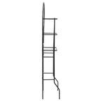vidaXL Toilettenregal Schwarz 60x33x174 cm