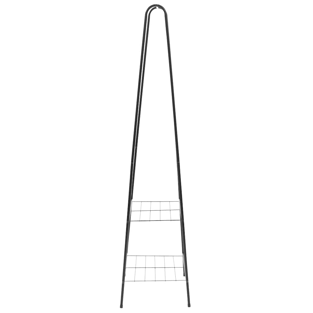 vidaXL Kleiderständer 59 x 35 x 150 cm Schwarz