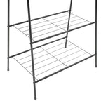 vidaXL Kleiderständer 59 x 35 x 150 cm Schwarz